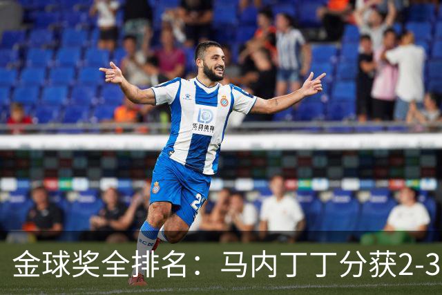 金球奖全排名：马内丁丁分获2-3名 孙兴慜列第11